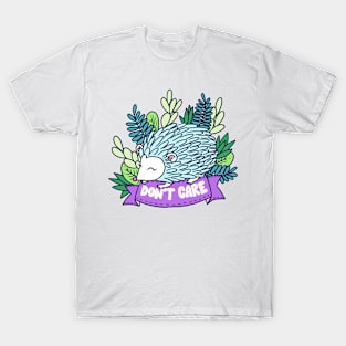 Don't Care Hedgehog T-Shirt